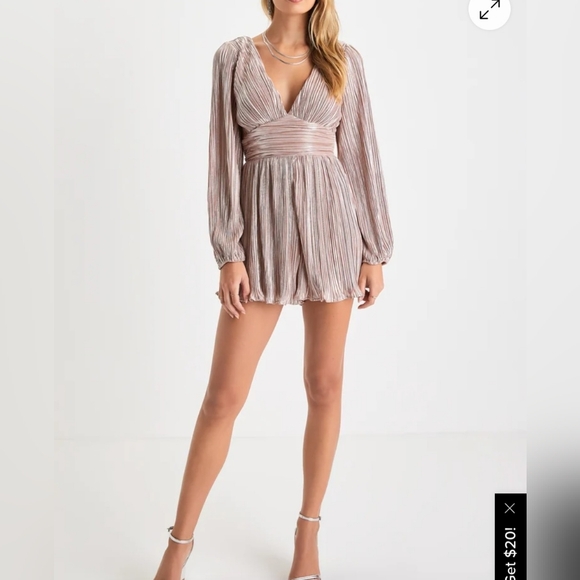 Lulus Dresses & Skirts - Elegant Pink Long Sleeve Dress